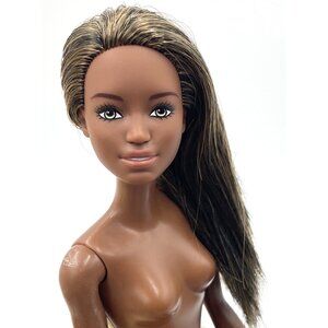Barbie Doll Hazel Eyes African American 2015 Redress Nude for OOAK
